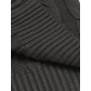 image:imageCOOFANDY Mens Slim Fit Turtleneck Sweater Casual Twisted Knitted Pullover SweatersCharcoal Grey