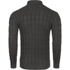image:imageCOOFANDY Mens Slim Fit Turtleneck Sweater Casual Twisted Knitted Pullover SweatersCharcoal Grey