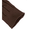 image:imageCOOFANDY Mens Slim Fit Turtleneck Sweater Casual Twisted Knitted Pullover SweatersDark Brown