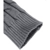 image:imageCOOFANDY Mens Slim Fit Turtleneck Sweater Casual Twisted Knitted Pullover SweatersDark Gray