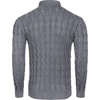 image:imageCOOFANDY Mens Slim Fit Turtleneck Sweater Casual Twisted Knitted Pullover SweatersDark Gray