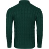 image:imageCOOFANDY Mens Slim Fit Turtleneck Sweater Casual Twisted Knitted Pullover SweatersGreen