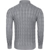 image:imageCOOFANDY Mens Slim Fit Turtleneck Sweater Casual Twisted Knitted Pullover SweatersGrey