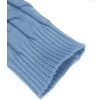 image:imageCOOFANDY Mens Slim Fit Turtleneck Sweater Casual Twisted Knitted Pullover SweatersLight Blue