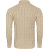 image:imageCOOFANDY Mens Slim Fit Turtleneck Sweater Casual Twisted Knitted Pullover SweatersLight Khaki