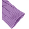 image:imageCOOFANDY Mens Slim Fit Turtleneck Sweater Casual Twisted Knitted Pullover SweatersLight Purple