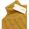 image:imageCOOFANDY Mens Slim Fit Turtleneck Sweater Casual Twisted Knitted Pullover SweatersLight Yellow