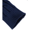 image:imageCOOFANDY Mens Slim Fit Turtleneck Sweater Casual Twisted Knitted Pullover SweatersNavy Blue
