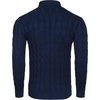 image:imageCOOFANDY Mens Slim Fit Turtleneck Sweater Casual Twisted Knitted Pullover SweatersNavy Blue