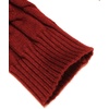 image:imageCOOFANDY Mens Slim Fit Turtleneck Sweater Casual Twisted Knitted Pullover SweatersWine Red