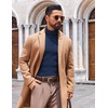 image:imageCOOFANDY Mens Slim Fit Turtleneck Sweater Long Sleeve Ribbed Turtle Neck Casual Lightweight Basic Pullover SweatersBlue Purple