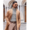 image:imageCOOFANDY Mens Slim Fit Turtleneck Sweater Long Sleeve Ribbed Turtle Neck Casual Lightweight Basic Pullover SweatersLight Gray