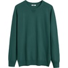 image:imageCOOFANDY Mens Sweater Crewneck Pullover Long Sleeve Lightweight Sweater Plain Knit Silm FitBright Green