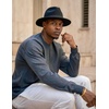 image:imageCOOFANDY Mens Sweater Crewneck Pullover Long Sleeve Lightweight Sweater Plain Knit Silm FitDark Gray