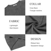 image:imageCOOFANDY Mens Sweater Crewneck Pullover Long Sleeve Lightweight Sweater Plain Knit Silm FitDark Gray