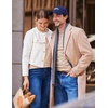 image:imageCOOFANDY Mens Sweater Crewneck Pullover Long Sleeve Lightweight Sweater Plain Knit Silm FitKhaki