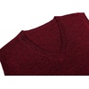 image:imageCOOFANDY Mens Sweater Vest V Neck Sleeveless Sweater Casual Knitted Vests  Regular Fit Lightweight Stretch Soft Business Casual Matching Fall Winter Fashion Classic Design Durable WrinkleFreeDeep Red