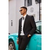 image:imageCOOFANDY Mens Sweater Vest V Neck Sleeveless Sweater Casual Knitted Vests  Regular Fit Lightweight Stretch Soft Business Casual Matching Fall Winter Fashion Classic Design Durable WrinkleFreeWhite and Black Stripe