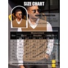 image:imageCOOFANDY Mens Sweater Vest V Neck Sleeveless Sweater Casual Knitted Vests  Regular Fit Lightweight Stretch Soft Business Casual Matching Fall Winter Fashion Classic Design Durable WrinkleFreeBrown
