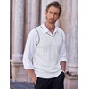 image:imageCOOFANDY Mens Sweater Vest V Neck Slim Fit Casual Sleeveless Twisted Knitted Pullover SweaterWhite