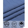image:imageCOOFANDY Mens Sweaters Polos Long Sleeve V Neck Knit Polo Lightweight Casual Pullover SweaterDemin Blue