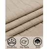 image:imageCOOFANDY Mens Sweaters Polos Long Sleeve V Neck Knit Polo Lightweight Casual Pullover SweaterKhaki
