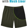 image:imageCOOFANDY Mens Swim Trunks 7 inch Bathing Suit with Mesh Liner Swim Shorts Board Short SwimsuitArmy Green