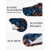 image:imageCOOFANDY Mens Swim Trunks 7 inch Bathing Suit with Mesh Liner Swim Shorts Board Short SwimsuitBlue Orange Leaves on Black