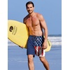 image:imageCOOFANDY Mens Swim Trunks 7 inch Bathing Suit with Mesh Liner Swim Shorts Board Short SwimsuitBlue Red American Flag