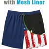 image:imageCOOFANDY Mens Swim Trunks 7 inch Bathing Suit with Mesh Liner Swim Shorts Board Short SwimsuitBlue Red American Flag