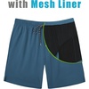 image:imageCOOFANDY Mens Swim Trunks 7 inch Bathing Suit with Mesh Liner Swim Shorts Board Short SwimsuitDark Blue