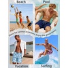 image:imageCOOFANDY Mens Swim Trunks 7 inch Bathing Suit with Mesh Liner Swim Shorts Board Short SwimsuitTurquoise Dolphin and Whale