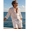 image:imageCOOFANDY Mens Swim Trunks 7 inch Bathing Suit with Mesh Liner Swim Shorts Board Short SwimsuitWhite