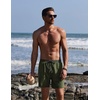 image:imageCOOFANDY Mens Swim Trunks with Compression Liner Quick Dry 7 Inch Bathing Suit Beach Short with Zipper PocketsArmy Green