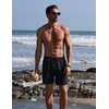 image:imageCOOFANDY Mens Swim Trunks with Compression Liner Quick Dry 7 Inch Bathing Suit Beach Short with Zipper PocketsBlack