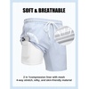 image:imageCOOFANDY Mens Swim Trunks with Compression Liner Quick Dry 7 Inch Bathing Suit Beach Short with Zipper PocketsBlue Stripe
