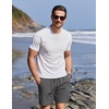 image:imageCOOFANDY Mens Swim Trunks with Compression Liner Quick Dry 7 Inch Bathing Suit Beach Short with Zipper PocketsDark Gray