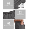 image:imageCOOFANDY Mens Swim Trunks with Compression Liner Quick Dry 7 Inch Bathing Suit Beach Short with Zipper PocketsDark Gray