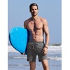 image:imageCOOFANDY Mens Swim Trunks with Compression Liner Quick Dry 7 Inch Bathing Suit Beach Short with Zipper PocketsDark Gray