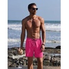 image:imageCOOFANDY Mens Swim Trunks with Compression Liner Quick Dry 7 Inch Bathing Suit Beach Short with Zipper PocketsHot Pink
