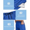 image:imageCOOFANDY Mens Swim Trunks with Compression Liner Quick Dry 7 Inch Bathing Suit Beach Short with Zipper PocketsNordic Blue