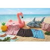 image:imageCOOFANDY Mens Swim Trunks with Compression Liner Quick Dry 7 Inch Bathing Suit Beach Short with Zipper PocketsPink Flamingo