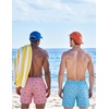 image:imageCOOFANDY Mens Swim Trunks with Compression Liner Quick Dry 7 Inch Bathing Suit Beach Short with Zipper PocketsPink Pineapple