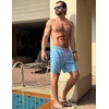 image:imageCOOFANDY Mens Swim Trunks with Compression Liner Quick Dry 7 Inch Bathing Suit Beach Short with Zipper PocketsPink Shark