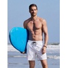 image:imageCOOFANDY Mens Swim Trunks with Compression Liner Quick Dry 7 Inch Bathing Suit Beach Short with Zipper PocketsWhite