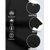 image:imageCOOFANDY Mens T Shirts Casual Short Sleeve Crewneck Shirts Solid Textured Knit Pullover TeesBlack