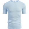 image:imageCOOFANDY Mens T Shirts Casual Short Sleeve Crewneck Shirts Solid Textured Knit Pullover TeesLight Blue