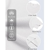 image:imageCOOFANDY Mens T Shirts Casual Short Sleeve Crewneck Shirts Solid Textured Knit Pullover TeesWhite
