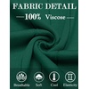 image:imageCOOFANDY Mens TShirts Short Sleeve Crewneck Knit Shirts Summer Ribbed Textured Tee ShirtsB Deep Green