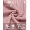 image:imageCOOFANDY Mens TShirts Short Sleeve Crewneck Knit Shirts Summer Ribbed Textured Tee ShirtsB Pink